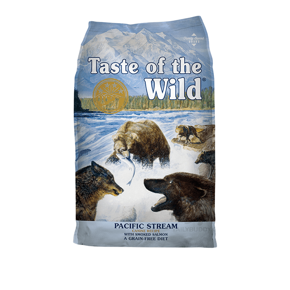 อาหารสุนัข Taste of the Wild Pacific Stream สูตรเนื้อปลาแซลมอนรมควัน 2.27 กก.